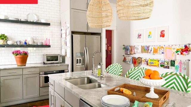 Transform Your Kitchen with Unique Art-Inspired Wallpaper