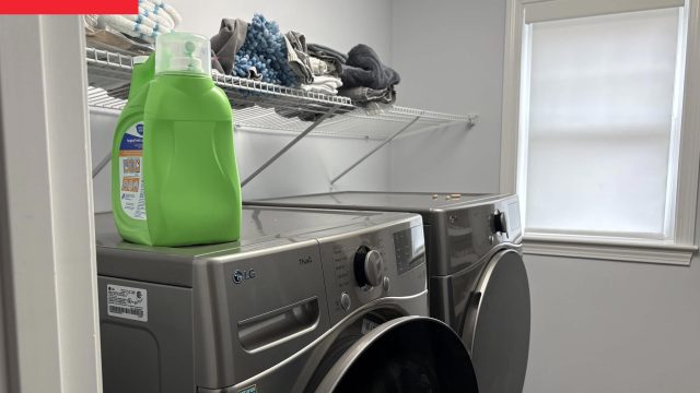Transform Your Laundry Room with Trendy Ombré Walls