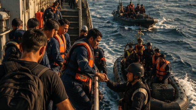 Major Evacuation of Seafarers Begins in the Strait of Hormuz