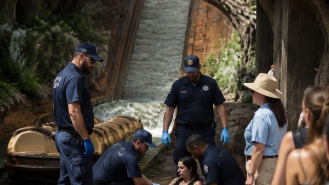 Accident at Disneyland: Visitor Falls fr
