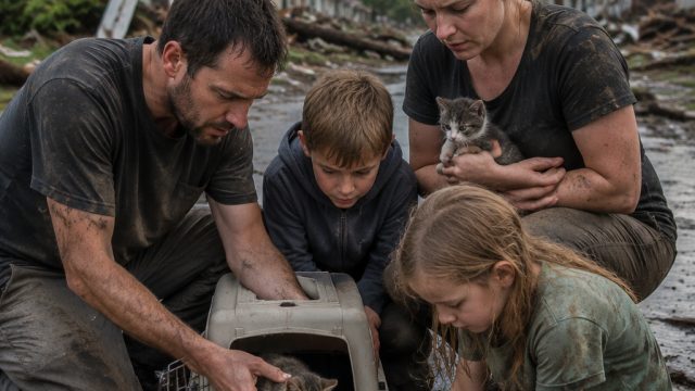 Family Takes Action to Rescue Kittens Af