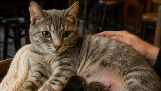 Rescue of Pregnant Kitten at British Pub Sparks Heartwarming Community Support