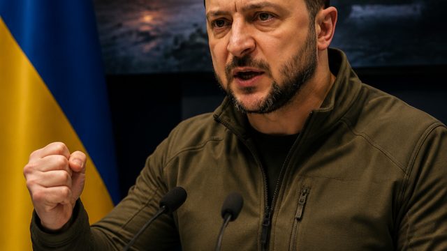 Zelensky Warns of Escalation as Putin Fa