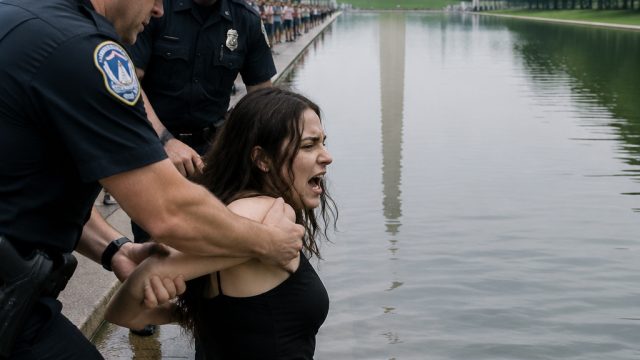 Controversial Incident at Reflecting Pool Sparks Legal Battle