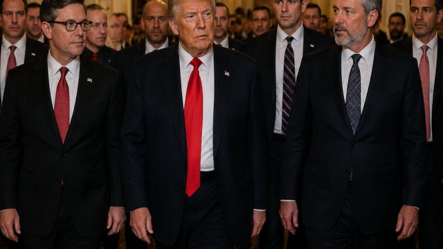 GOP Shifts Focus: Trump’s Capitol Visit Highlights Defense Priorities