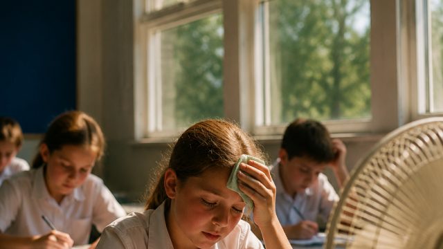 UK Schools Struggle with Rising Temperat